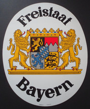 Freistaat bayern schild gebraucht kaufen Freistaat bayern schild gebraucht kaufen  Schönau