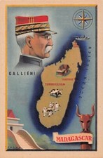 Madagascar carte géographique d'occasion  France
