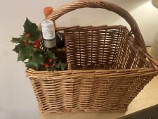 Wine carrier wicker for sale  BURY ST. EDMUNDS