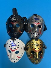 Conjunto de 4 máscaras Jason Friday The 13th autografadas por Ari Lehman Beckett certificado de autenticidade comprar usado Conjunto de 4 máscaras Jason Friday The 13th autografadas por Ari Lehman Beckett certificado de autenticidade comprar usado  Enviando para Brazil