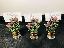 Vintage enamel iris for sale  Jackson