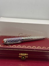 Luxuoso Cartier R Series Multi Design Corpo de Metal {Tinta Azul}Caneta Esferográfica comprar usado  Enviando para Brazil