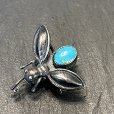 Inseto mosca navajo vintage prata esterlina turquesa natural 41 A comprar usado Inseto mosca navajo vintage prata esterlina turquesa natural 41 A comprar usado  Enviando para Brazil