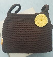 Borsa marrone gialla usato  Palizzi