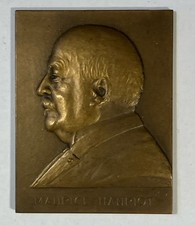 Placa De Bronce Médico Maurice Hanriot (1854-1933) Tercera República comprar usado  Enviando para Brazil