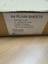 White sheets labels for sale  ST. LEONARDS-ON-SEA