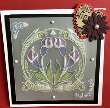 Art nouveau lilies for sale  HUDDERSFIELD