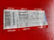 Biglietto calcio ticket usato  Villar Focchiardo