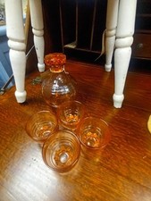 Vintage decanter glasses for sale  DONCASTER