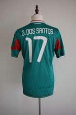 Usado, Camisa de futebol México 2010 Dos Santos 17 genuína Adidas camiseta futbol comprar usado  Enviando para Brazil