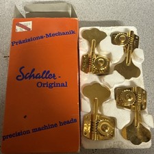 Afinadores de baixo Schaller Gold 2+2 feitos na Alemanha guitarra Fender caixa aberta. comprar usado  Enviando para Brazil