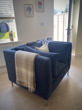 Dark blue sofa for sale  SAFFRON WALDEN