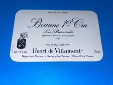 Etiquette vin beaune d'occasion  Issoire