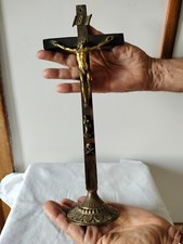 Crocifisso bronzo legno usato  Tivoli