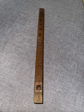Carved wooden recorder for sale  Eugene