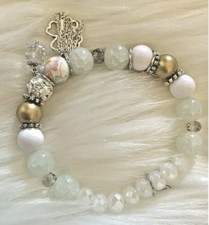 Crystal jewelry white d'occasion  Expédié en Belgium