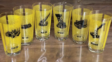 Verres vintage décor d'occasion  France