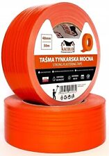 KACBUD TAŚMA TYNKARSKA ELEWACYJNA POMARAŃCZOWA BUDOWLANA MOCNA 48mm x 50m na sprzedaż  PL