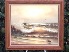 Oil painting coastal for sale  Los Angeles