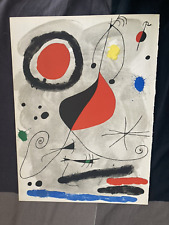 Joan miro lithographie d'occasion  Paris XI