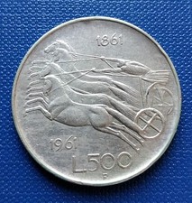 Repubblica italiana 500 usato  Roccabianca