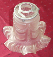 Ancienne tulipe verre d'occasion  Plomelin