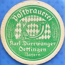 Alter bierdeckel postbrauerei gebraucht kaufen  Balingen