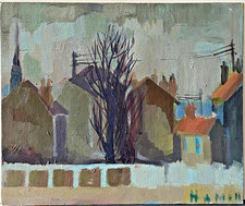 Ancien tableau huile d'occasion  France