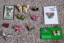 Butterfly pin badges for sale  SWINDON