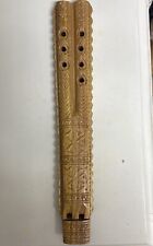 Instrumentos de viento de madera ligera tallada a mano flauta doble Kaval Balkan vintage segunda mano  Embacar hacia Mexico