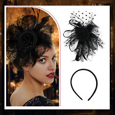 Women feathered headpiece for sale  USA