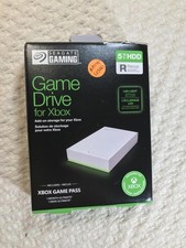 Disco rígido externo Seagate Game Drive para Xbox 5TB HDD SRD0LF0 novo caixa aberta comprar usado  Enviando para Brazil
