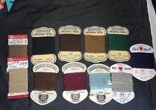 Fio de náilon vintage Spinnerin an Cynthia, chadwick e lã de conserto de coração vermelho  comprar usado  Enviando para Brazil