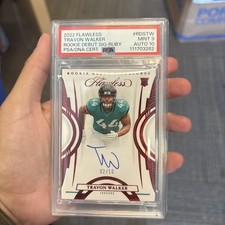Travon Walker /10 Flawless Auto Ruby PSA 9/10 POP1 Nenhum Higher Jaguars RC comprar usado  Enviando para Brazil