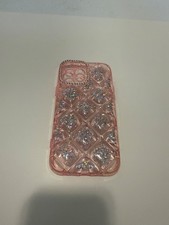 Fronha rosa transparente com brilhos para Iphone 13 Pro Max  comprar usado  Enviando para Brazil