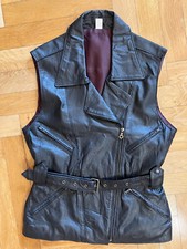 Lederweste leder weste gebraucht kaufen  München