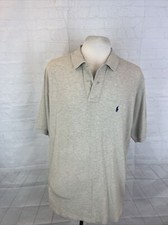 Camisa polo masculina bege algodão Ralph Lauren GG US$ 98 comprar usado  Enviando para Brazil