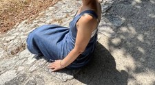 Robe longue tissu d'occasion  Nice-