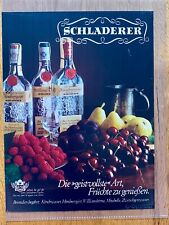 Schladerer kirschwasser himbee gebraucht kaufen  Aßlar