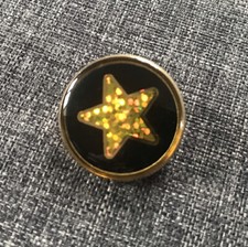 Gold star pin for sale  ILKESTON