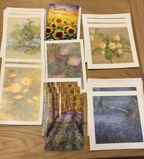 Selection floral notelets for sale  LLANELLI
