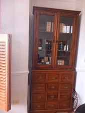 Wooden apothecary cabinet. for sale  HARROGATE