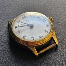 Boitier montre mécanique UTI Paris à remettre en marche plaqué or vintage comprar usado  Enviando para Brazil