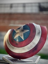 Usado, Escudo Quebrado Alumínio Escudo da Guerra Civil Steve Rogers Escudo Quebrado Bes Presente comprar usado  Enviando para Brazil