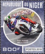 Selo de motociclista Peter Hickman & BMW S1000RR Isle of Man TT (2018) comprar usado  Enviando para Brazil
