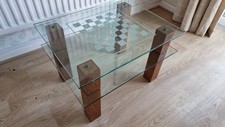 Oak glass coffee for sale  UXBRIDGE