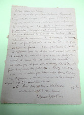Pierre bertin autographe d'occasion  Coulaines