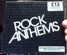 Rock anthems discs for sale  ALLOA