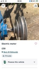 Crompton parkinson motor for sale  BURY ST. EDMUNDS