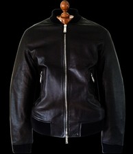 Casaco DSQUARED2 COURO bombardeiro motociclista voo esportes piloto comprar usado  Enviando para Brazil